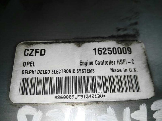 OPEL 16250009 в наличии Сумы