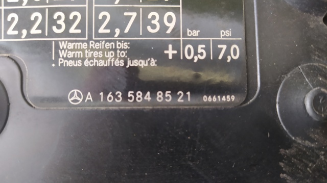 MERCEDES 1635848521 в наличии Днепр