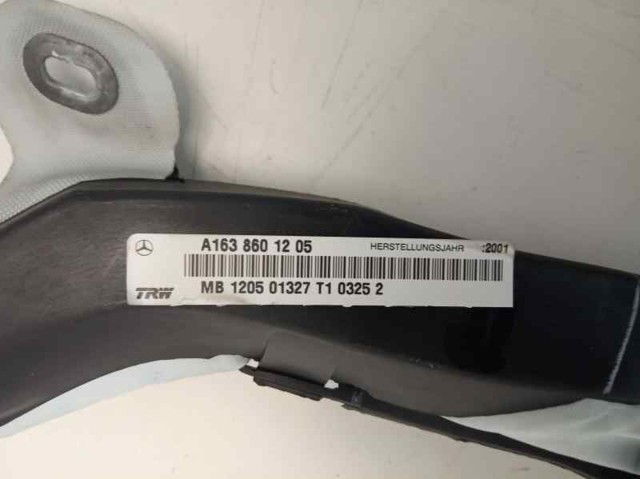 MERCEDES 1638601105 Подушка безопасности (AIRBAG) шторка боковая левая в наличии Харьков