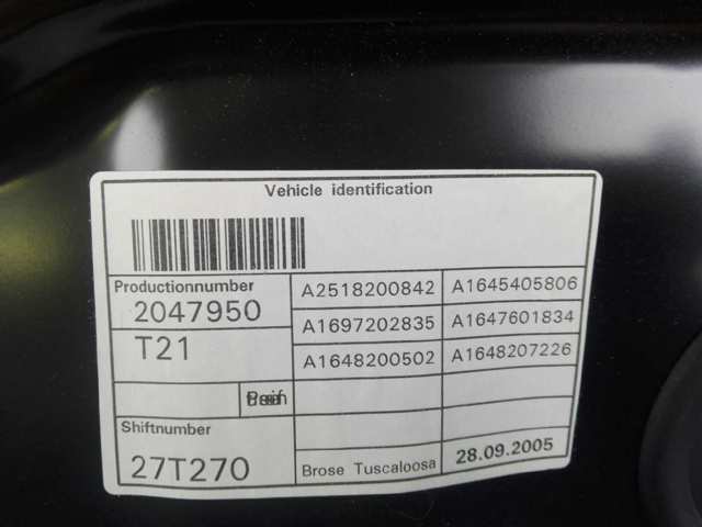 MERCEDES 1647201679 Стеклоподъемник передней правой двери в наличии Сумы