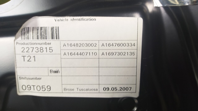 1648203002 MERCEDES Динамик задней двери купить в Харьков