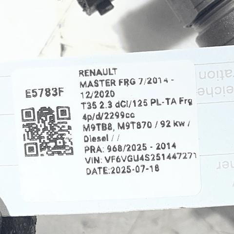 166091245R RENAULT Форсунка впрыска топлива купить в Ровно