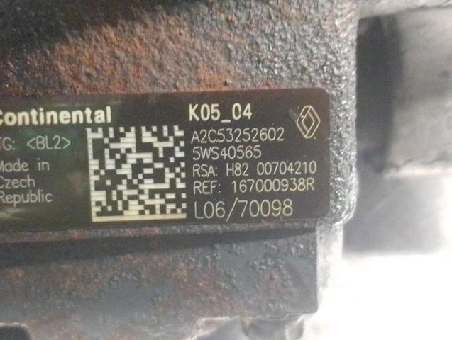 Bomba de combustível de pressão alta Dacia Lodgy JS