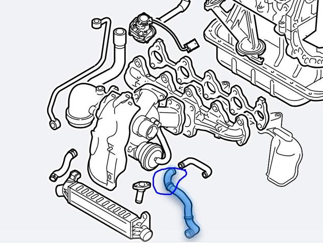 FORD 1672189 Шланг (патрубок) интеркуллера в наличии Винница