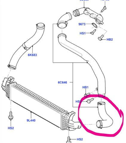 1672189 FORD Патрубок интеркулера купить в Чернигов