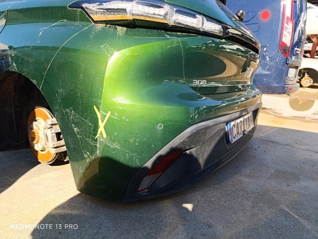 PEUGEOT 168096541T Задний бампер в наличии Чернигов