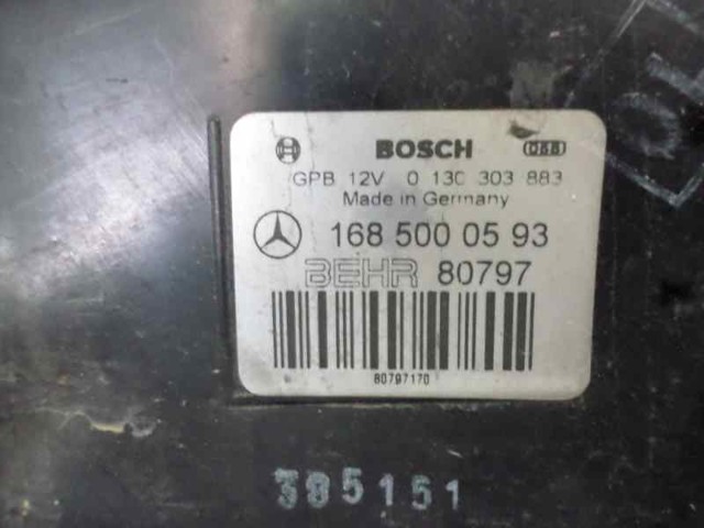 1685000593 MERCEDES Диффузор радиатора охлаждения, в сборе с мотором и крыльчаткой купить в Днепр