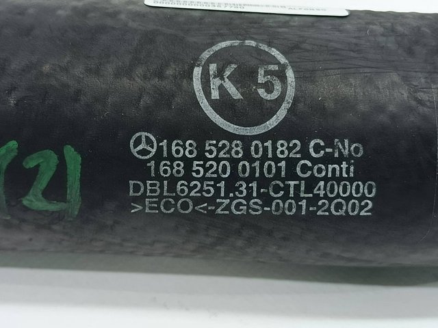 MERCEDES 1685280182 Шланг (патрубок) интеркуллера в наличии Хмельницкий