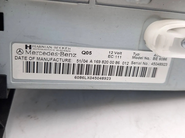 MERCEDES 1698200086 Магнитола (радио AM/FM) в наличии Ужгород