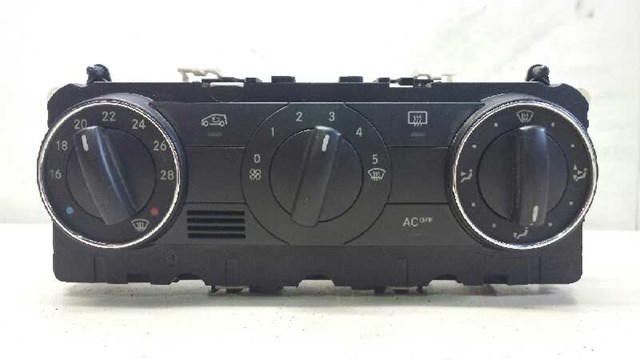 Controle de aquecimento/ar condicionado para Mercedes-Benz A-Class A 180 CDI (169.007, 169.307) OM640940 1698300585