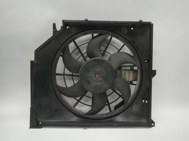 Difusor do radiador, ventilador de refrigeração, condensador de ar condicionado, completo com motor e impulsor para BMW 3 17117561757