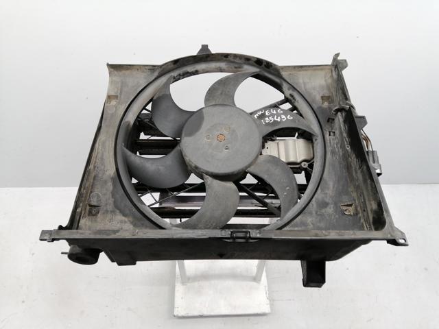 Difusor do radiador, ventilador de refrigeração, condensador de ar condicionado, completo com motor e impulsor para BMW 3 17117801423
