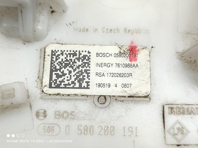 172026203R RENAULT Модуль топливного насоса с датчиком уровня топлива купить в Львов