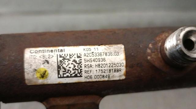 RENAULT 175218188R Распределитель топлива (рампа) в наличии Житомир