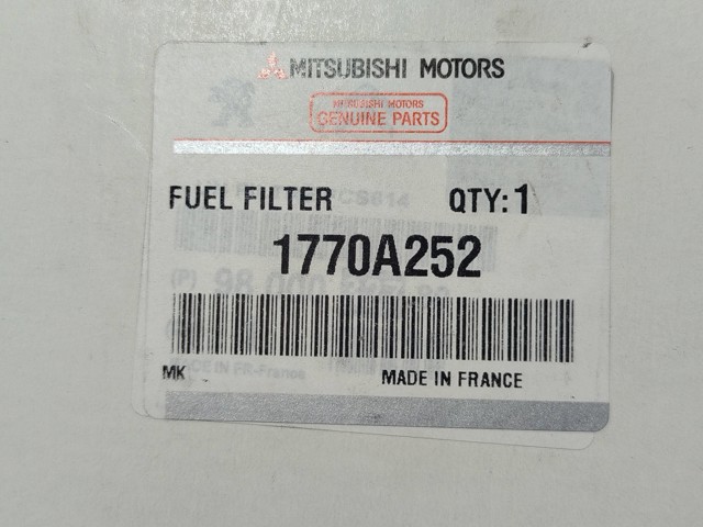 1770A252 MITSUBISHI Фильтр топливный купить в Житомир