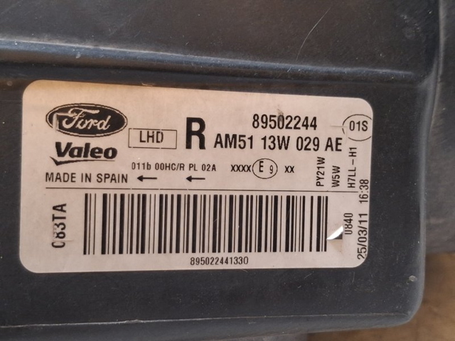 FORD 1787127 Правая фара в наличии Чернигов