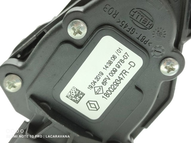 RENAULT 180029347R Педаль газа (акселератора) в наличии Ровно