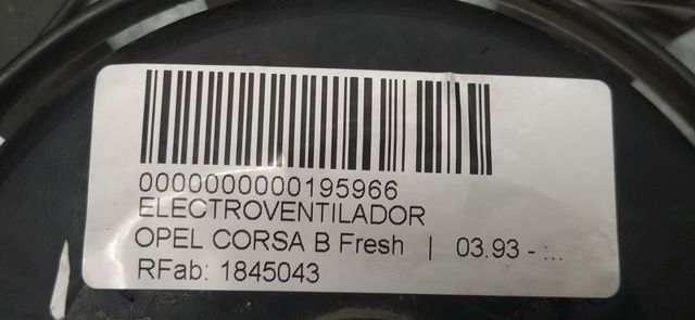 OPEL 1845043 Электровентилятор кондиционера в сборе (мотор+крыльчатка) в наличии Житомир