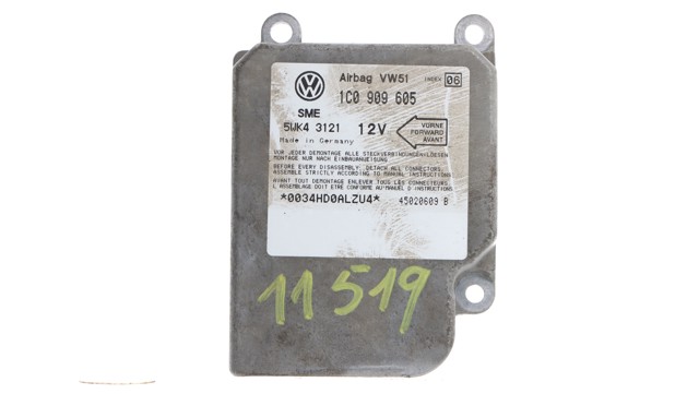 1C0909605 VAG Модуль-процессор управления подушкой безопасности (ЭБУ AIRBAG) купить в Житомир