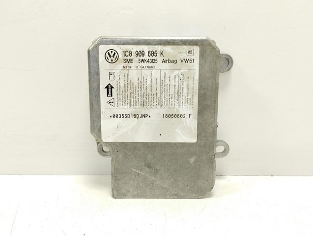 Unidade de controle de airbag para Volkswagen Polo (9n_) (2001-2009) 1.9 SDI ASY 1C0909605K