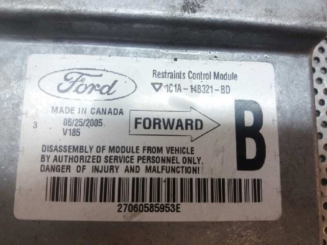 1C1A14B321BD FORD Модуль-процессор управления подушкой безопасности (ЭБУ AIRBAG) купить в Полтава