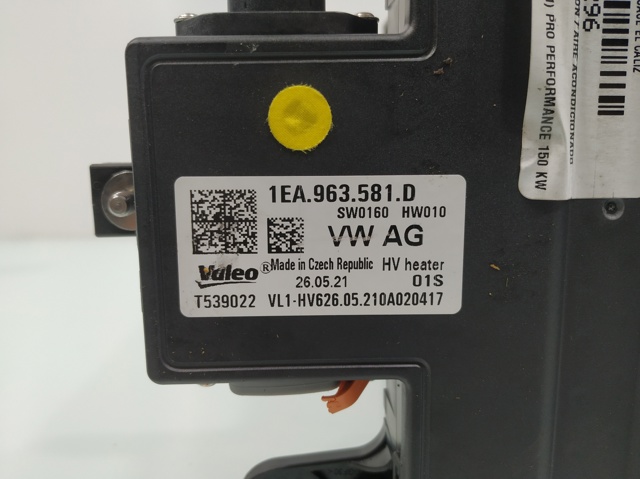 1EA963581D VAG Электроподогреватель воздуха системы отопления салона купить в Киев