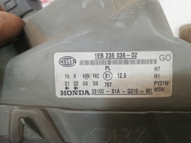 1EB23603602 HONDA Правая фара купить в Чернигов