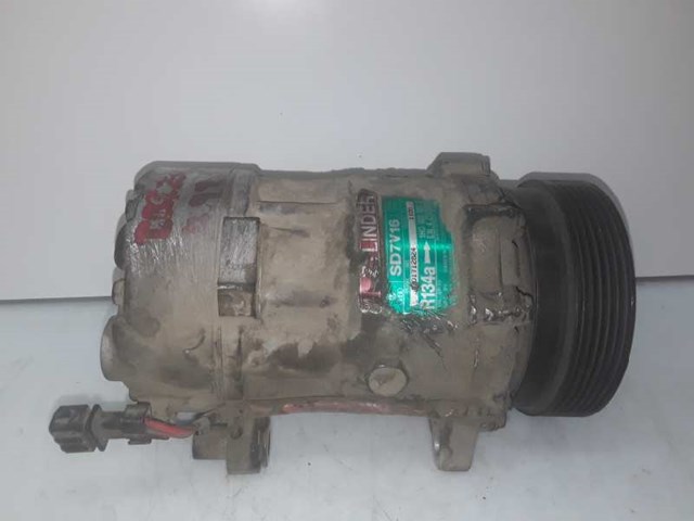 Compressor de ar condicionado para Volkswagen Sharan (7m8,7m8,7m8) (2000-2010) 2.0 adyatm 1H0820803D