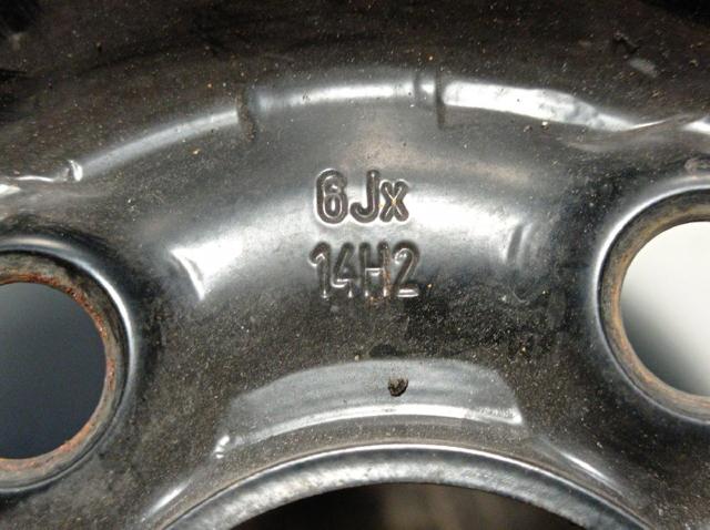 VAG 1J0601027N Диски колесные стальные (штампованные) в наличии Тернополь