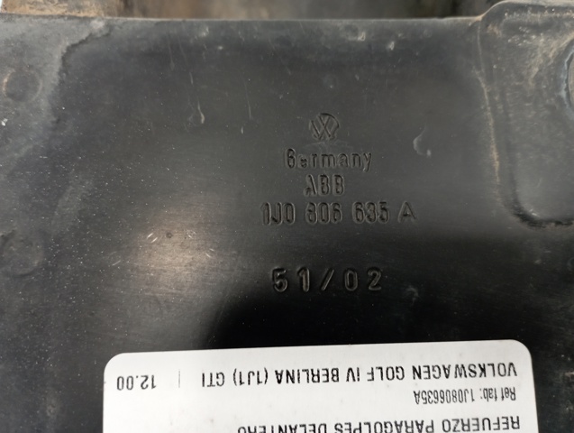 VAG 1J0806635A Усилитель бампера переднего в наличии Одесса