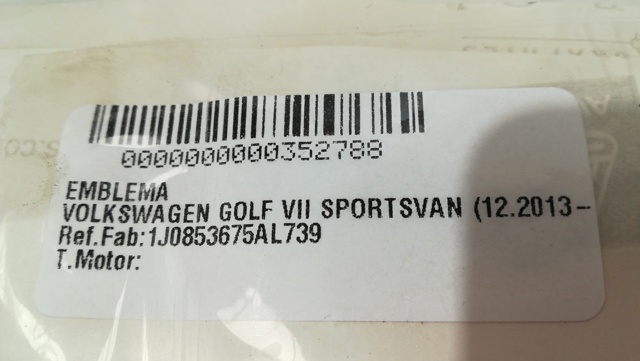 1J0853675AL739 VAG купить в Украина