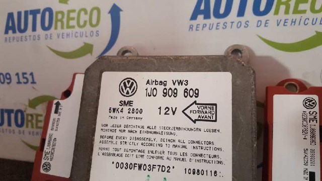 VAG 1J0909609 Модуль-процессор управления подушкой безопасности (ЭБУ AIRBAG) в наличии Харьков