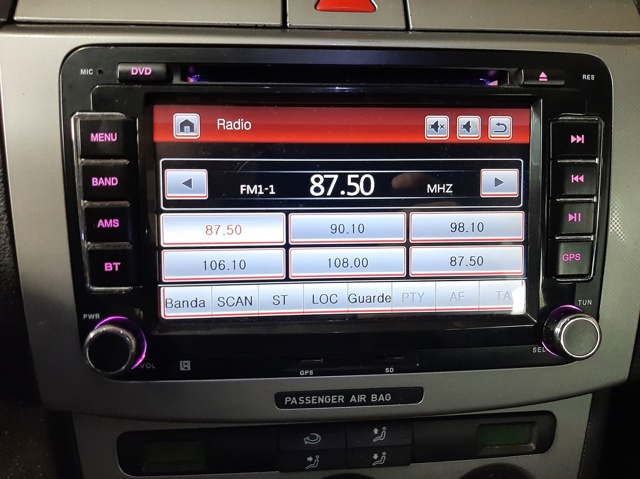 Sistema de áudio / rádio cd para volkswagen passat 2.0 tdi cbd 1K0035186AA