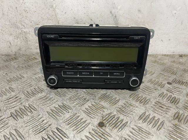 Sistema de áudio / rádio cd para volkswagen golf vi 2.0 tdi 4motion cbab 1K0035186AA