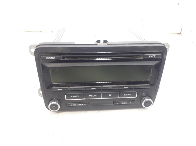 Sistema de áudio/rádio cd para volkswagen golf vi 1.6 tdi cayh 1K0035186AN