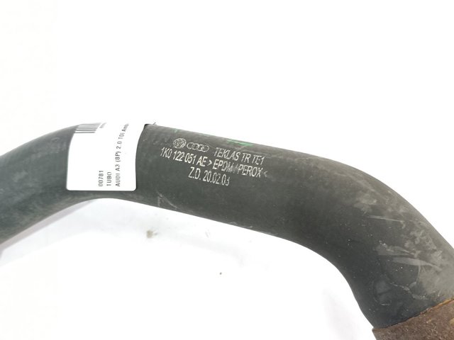 VAG 1K0122051AE Шланг (патрубок) радиатора охлаждения нижний в наличии Полтава