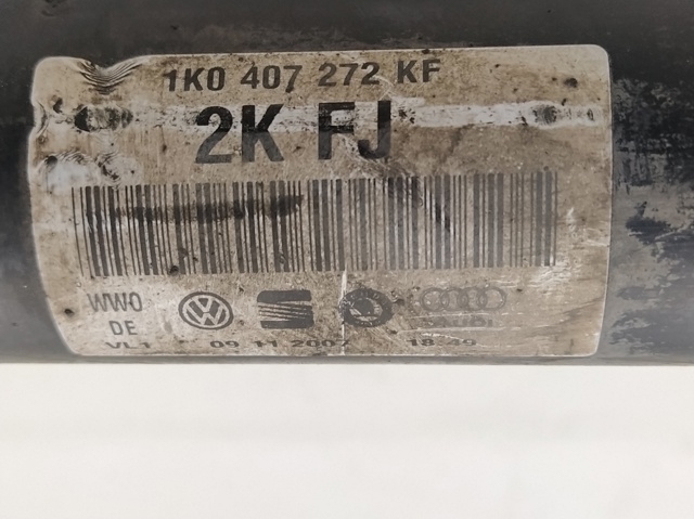 VAG 1K0407272KF Правая полуось в наличии Ирпень