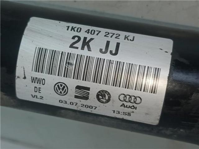 1K0407272KJ Полуось (привод) передняя правая купить Павлоград