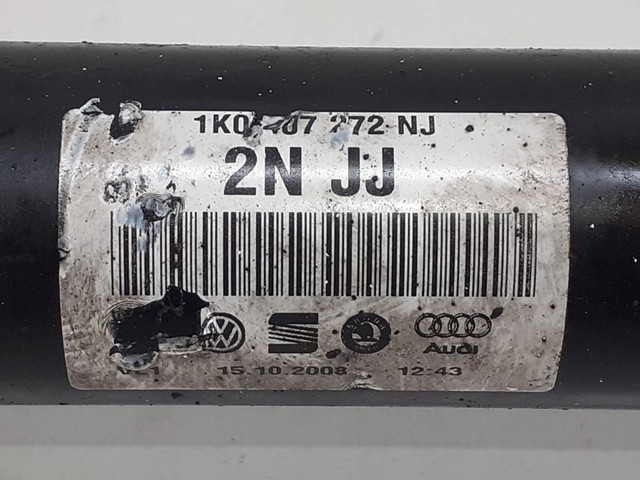 VAG 1K0407272NJ Полуось (привод) передняя правая в наличии Черкассы