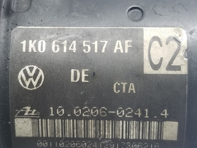 VAG 1K0614517AF Блок АБС в наличии Тернополь