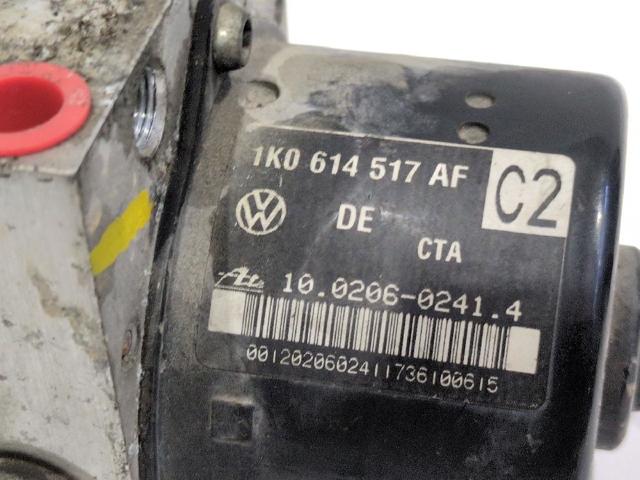 1K0614517AFBEF VAG Блок управления АБС (ABS) гидравлический купить в Киев