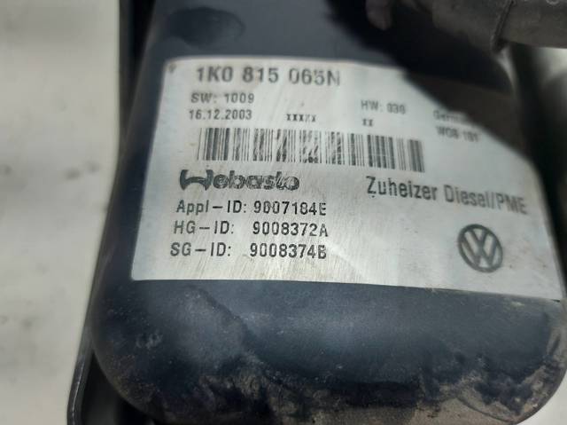 VAG 1K0815065N Отопитель автономный в наличии Павлоград