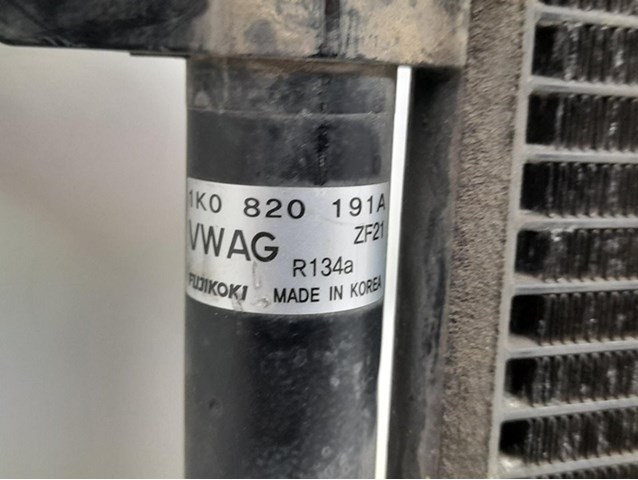 Condensador / radiador  aire acondicionado para volkswagen golf plus 1.9 tdi bkc 1K0820411G