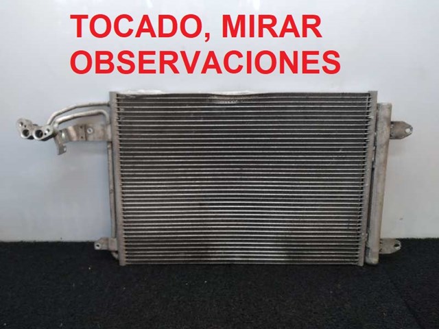 Condensador de ar condicionado / radiador para Skoda Octavia II 2.0 TDI 16V BMN 1K0820411N