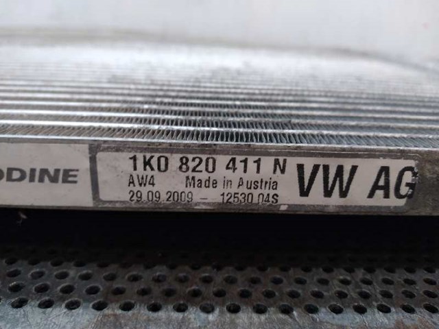 Condensador / Radiador de Ar Condicionado para Volkswagen Golf Plus (521) 1.6 TDI DPF / 0.08 - ... 1K0820411N