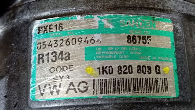 1K0820808G VAG Компрессор кондиционера купить в Каменское