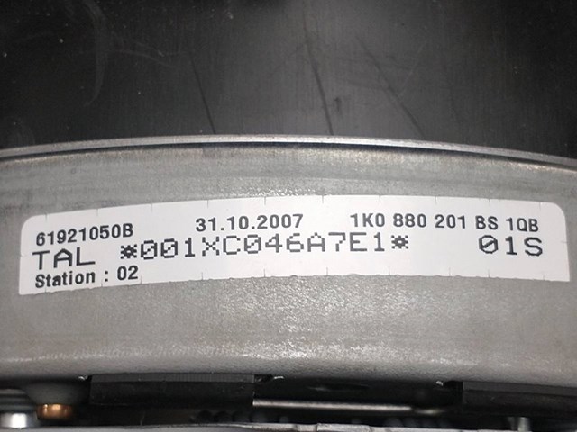 1K0880201BS1QB Подушка безопасности (AIRBAG) водительская купить Сумы