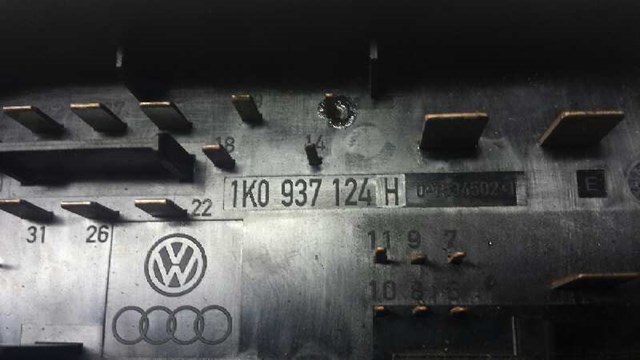 Relé / Fusível Caixa para Volkswagen Golf V Saloon (1K1) Sportline / 0,03 - ... 1K0937124H
