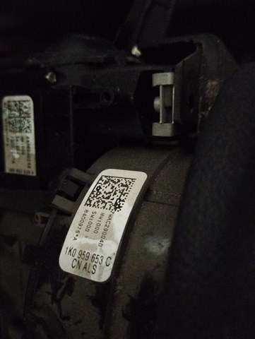 Anel de airbag para assento leon 1.9 tdi bxe 1K0959653C