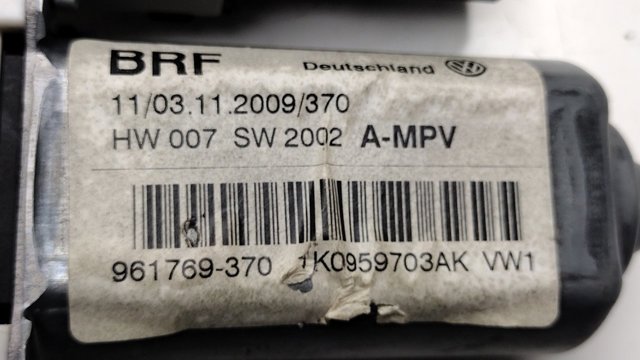 VAG 1K0959703AK Мотор стеклоподъемника двери передней левой в наличии Тернополь
